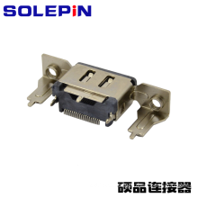 HDMI SMT Single Layer Connector with Ear
